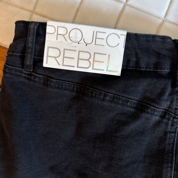 Project Rebel mini denim cargo skirt. NWT. - Picture 7 of 8